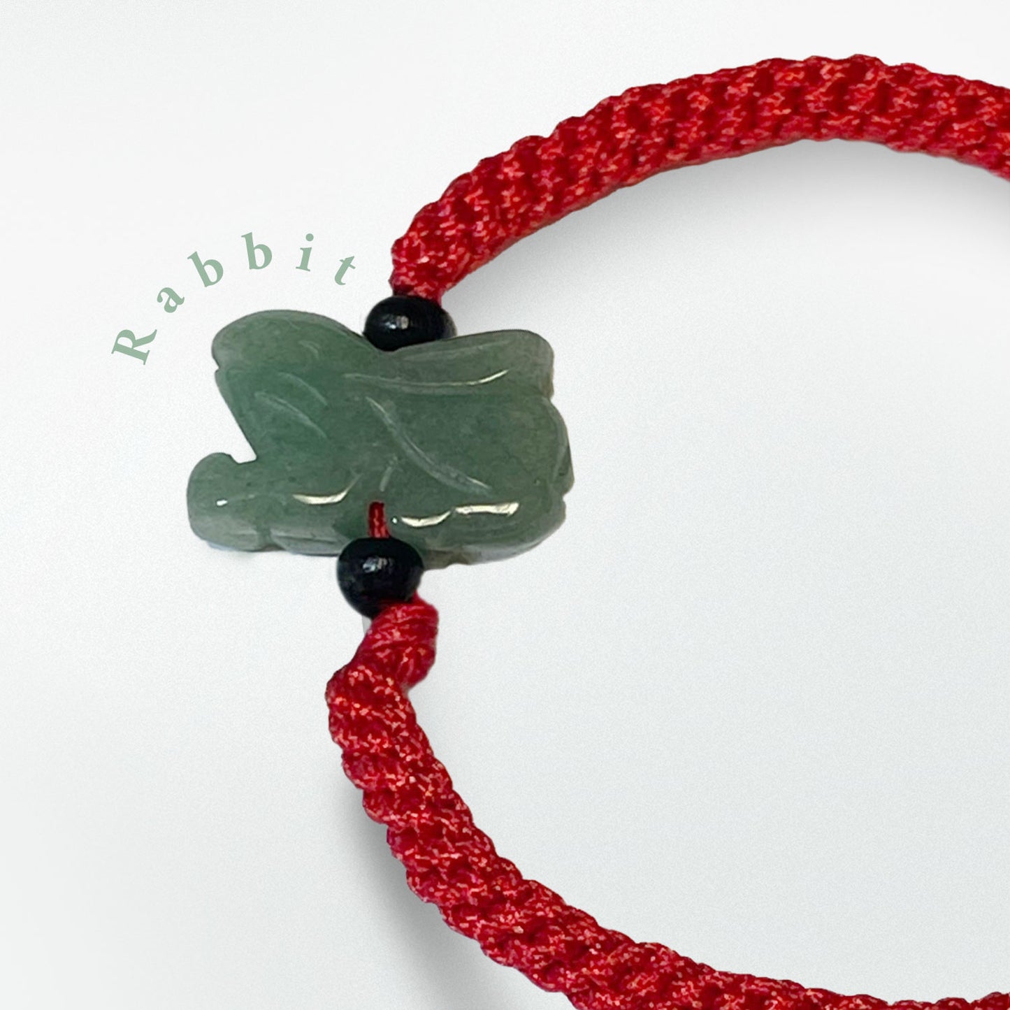 Rabbit - Real Jade Zodiac Lucky Bracelet