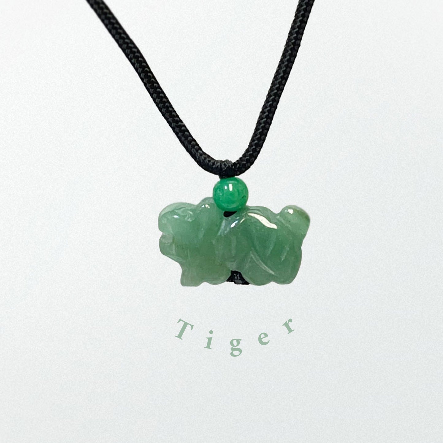 Tiger - Real Jade Zodiac Lucky Necklace