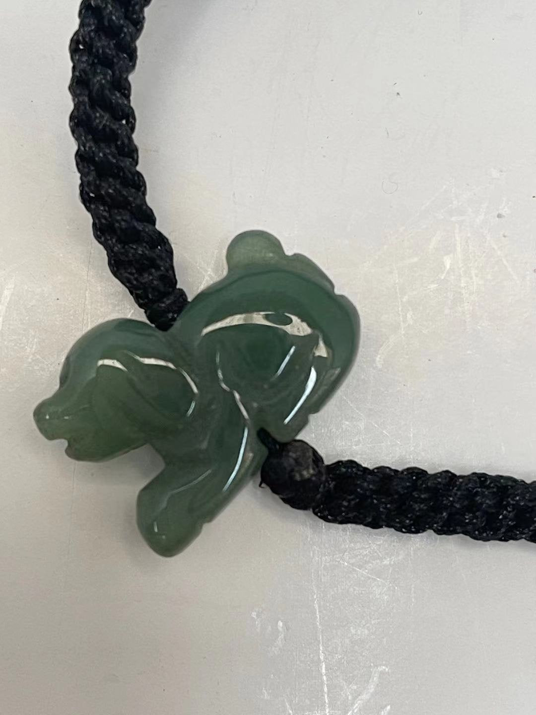DOG - Jade Zodiac Lucky Bracelet & Anklet Year of Dog ( Adult and Kid Size)