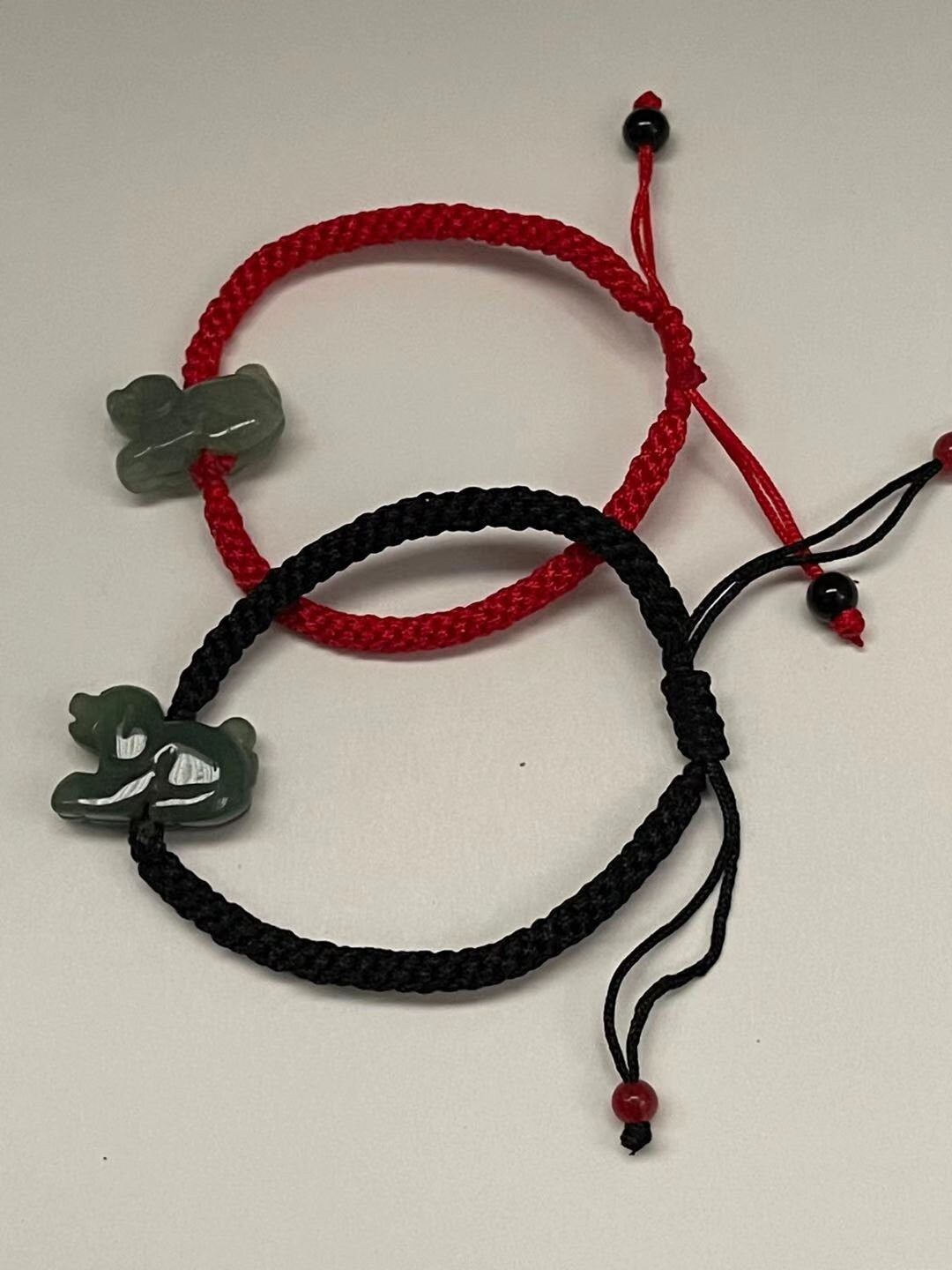 DOG - Jade Zodiac Lucky Bracelet & Anklet Year of Dog ( Adult and Kid Size)