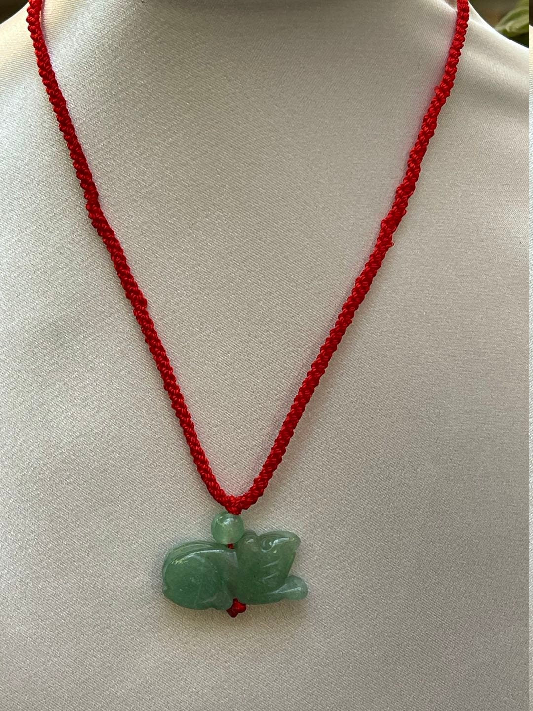 RAT - (Good Luck Zodiac of 2021) Real Jade Zodiac Lucky necklace Year of Rat