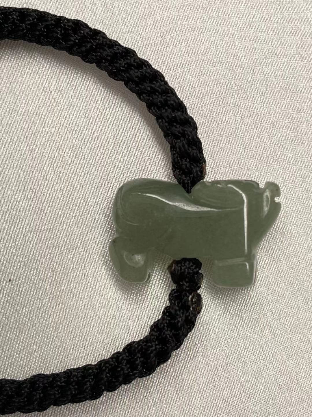 OX -Real Jade Zodiac Lucky Bracelet And Anklet Year of OX 2021 (Adult And Kid Size)