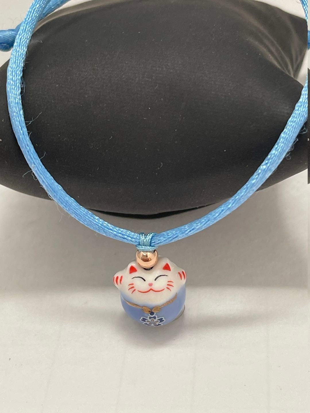 Good Luck Happy Cat charm Bracelet