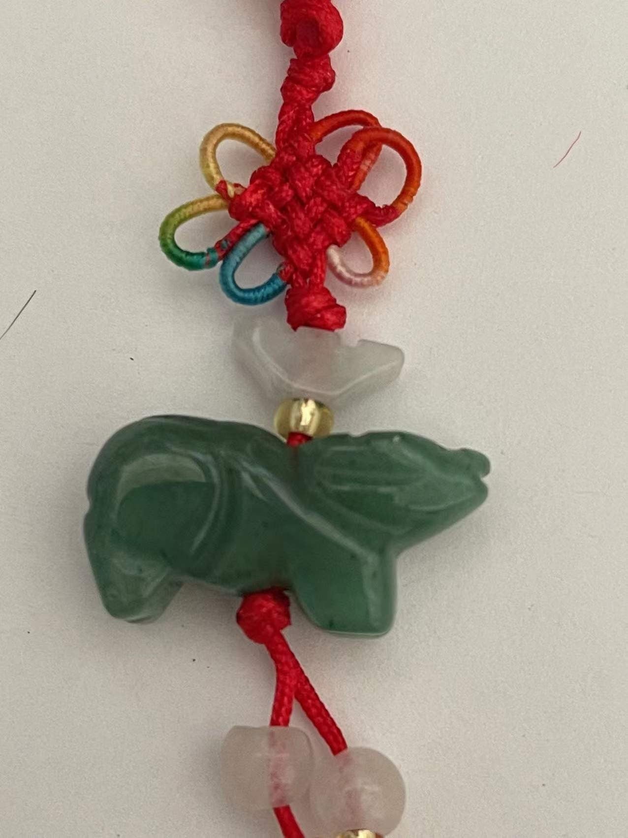 OX - Real Jade Zodiac Lucky Charm Year of OX 2021...