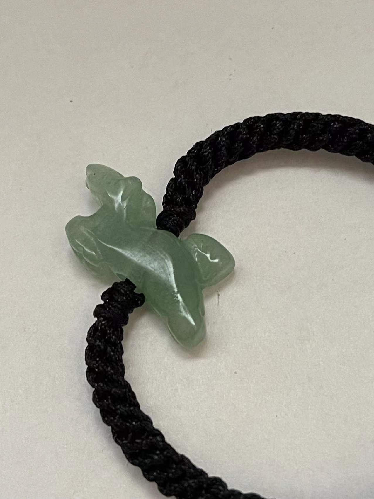 HORSE - Natural Jade Good Luck Zodiac Bracelet & Anklet (Adult and Kid )