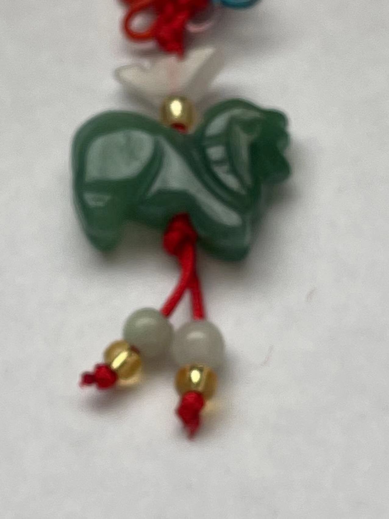 RAM -Real Jade Zodiac Lucky Charm Year of Ram, Good Luck Zodiac for Rabbit of Year 2023