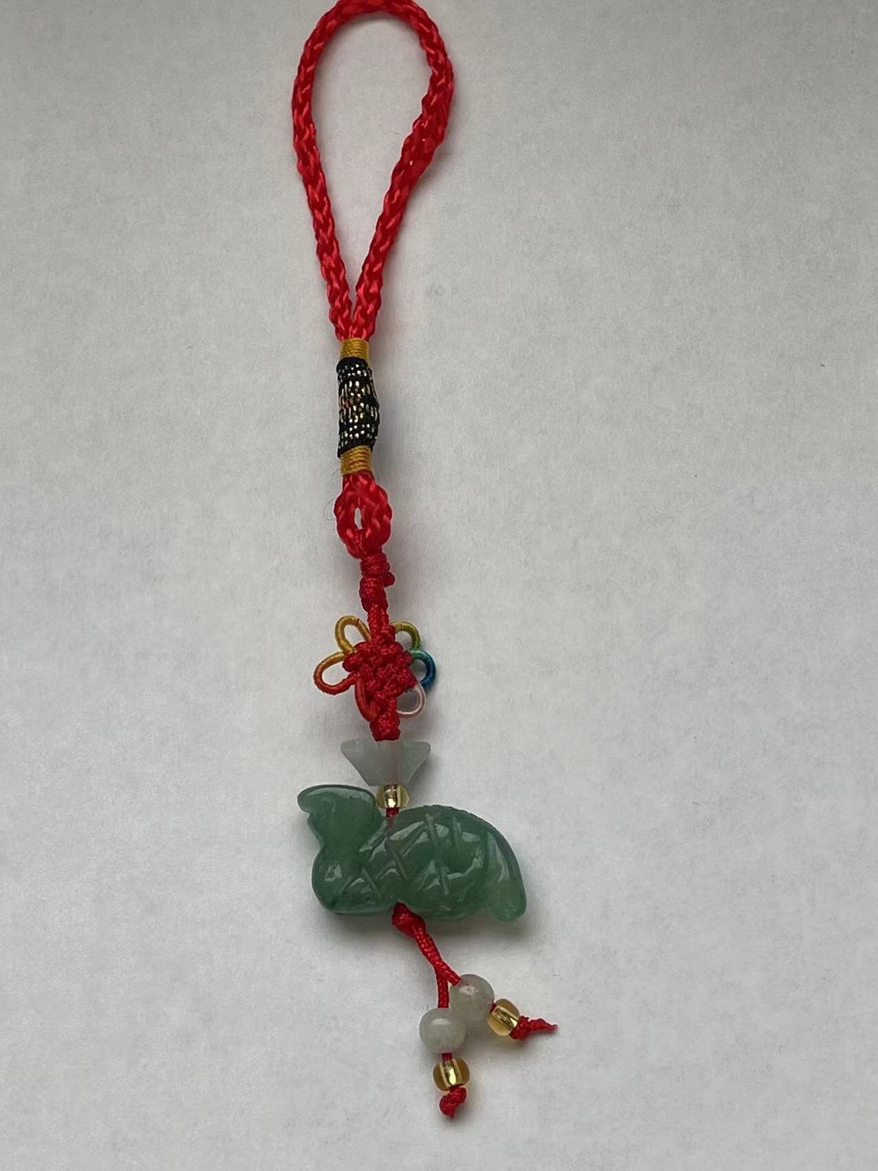 SNAKE - Real Jade Zodiac Lucky Charm Year of Snake (Good Luck Zodiac of 2021)