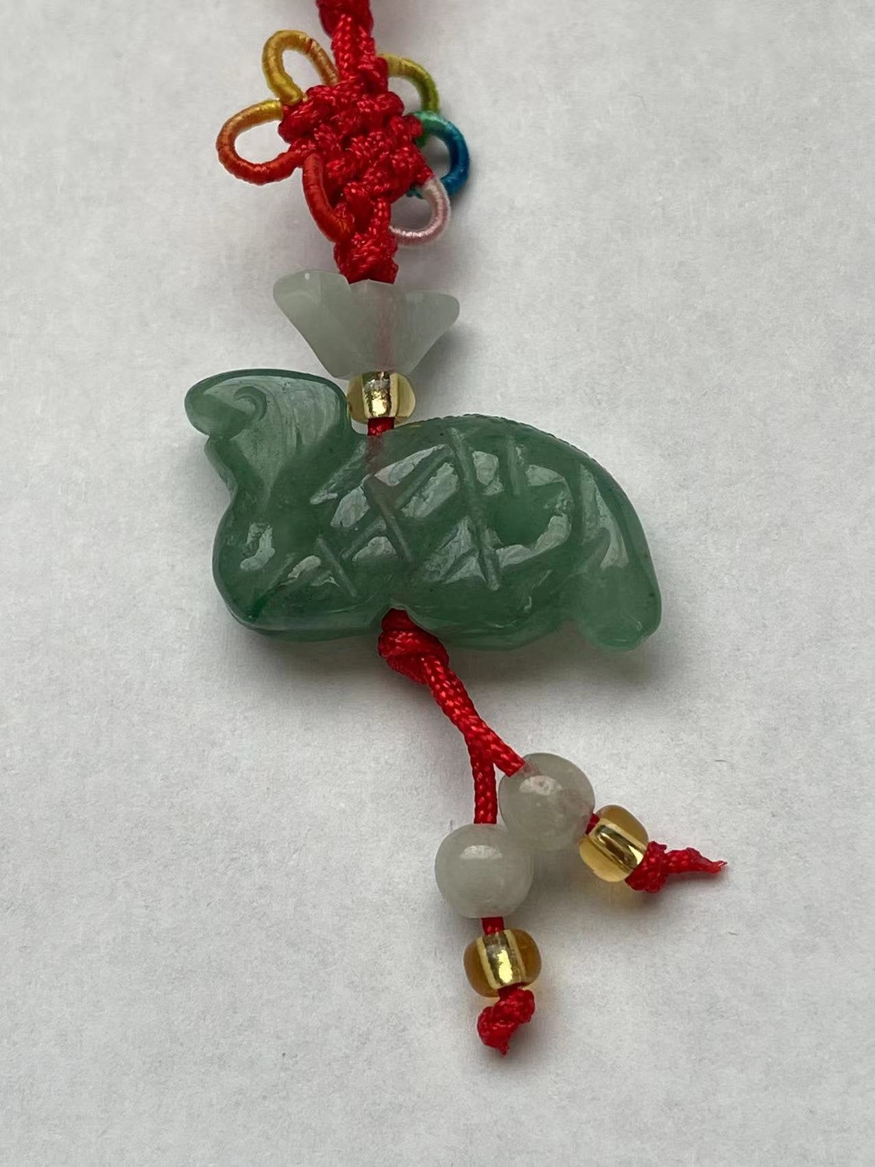 SNAKE - Real Jade Zodiac Lucky Charm Year of Snake (Good Luck Zodiac of 2021)