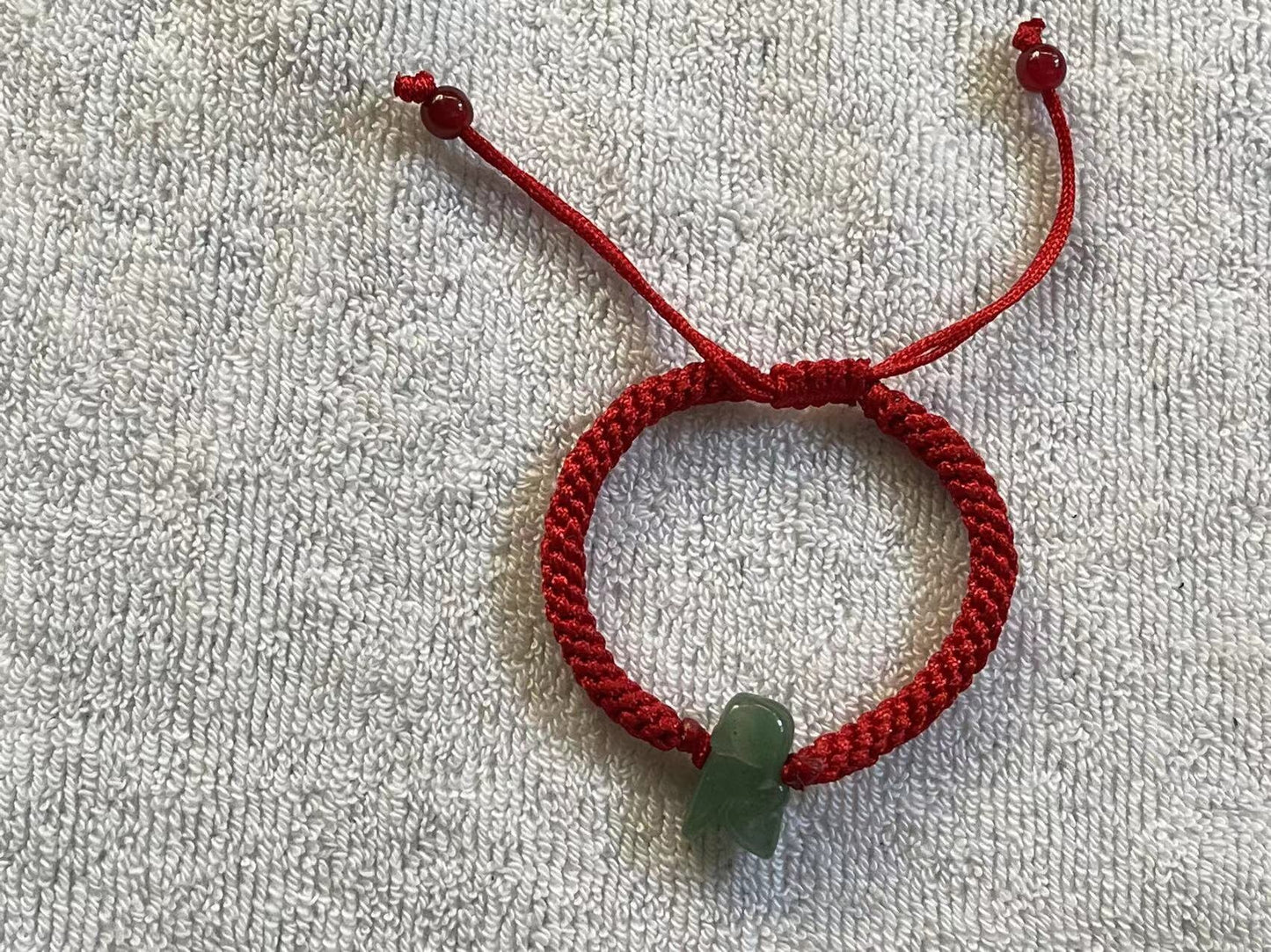 RAT - Good Luck Zodiac Real Jade Lucky Bracelet And Anklet Year of Rat (Adult And Kid Size)