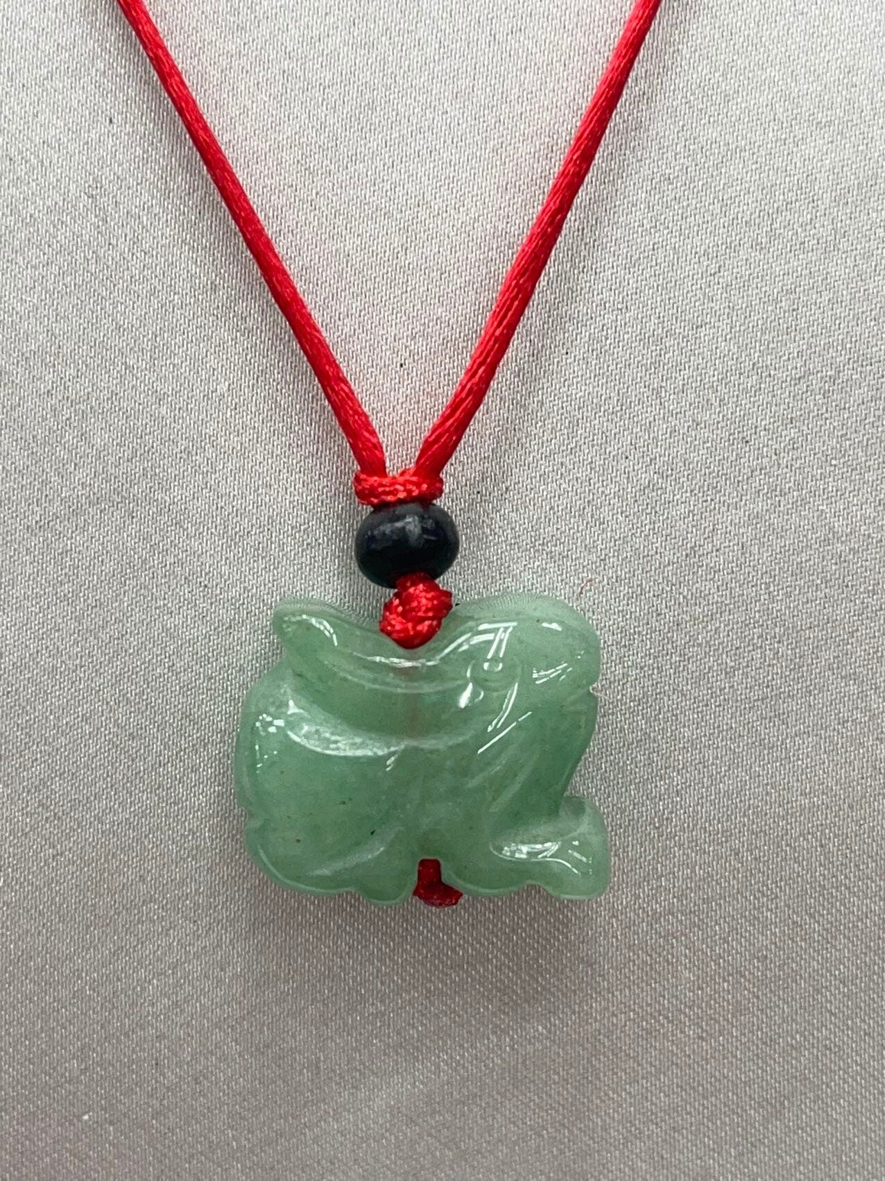 Rabbit - Jade Zodiac Lucky Necklace - Year of Rabbit 2023 (Adult & Kid)