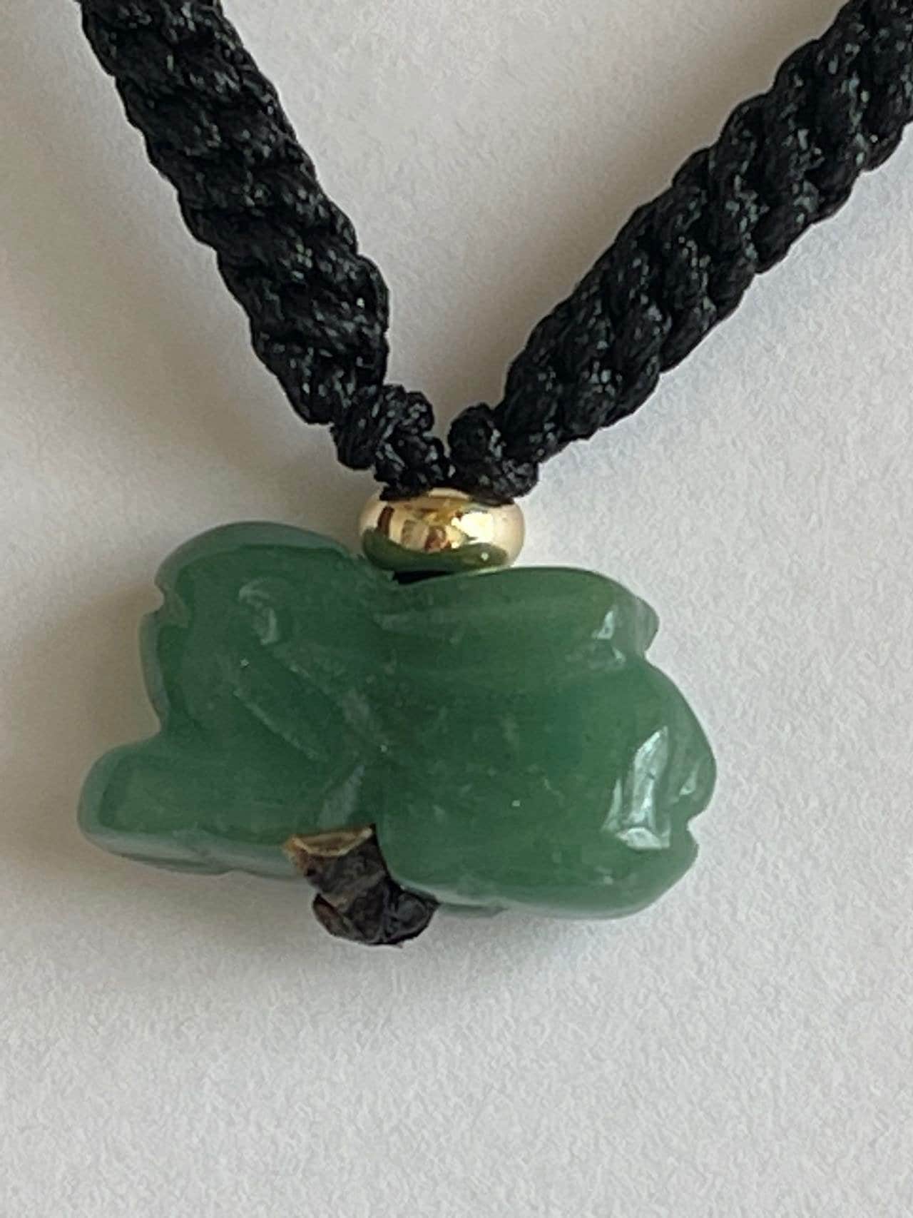 RABBIT - 2023 Year of Rabbit Natural Jade Zodiac Bracelet & Necklace ( Adult , Kid , Black ,Red Color)