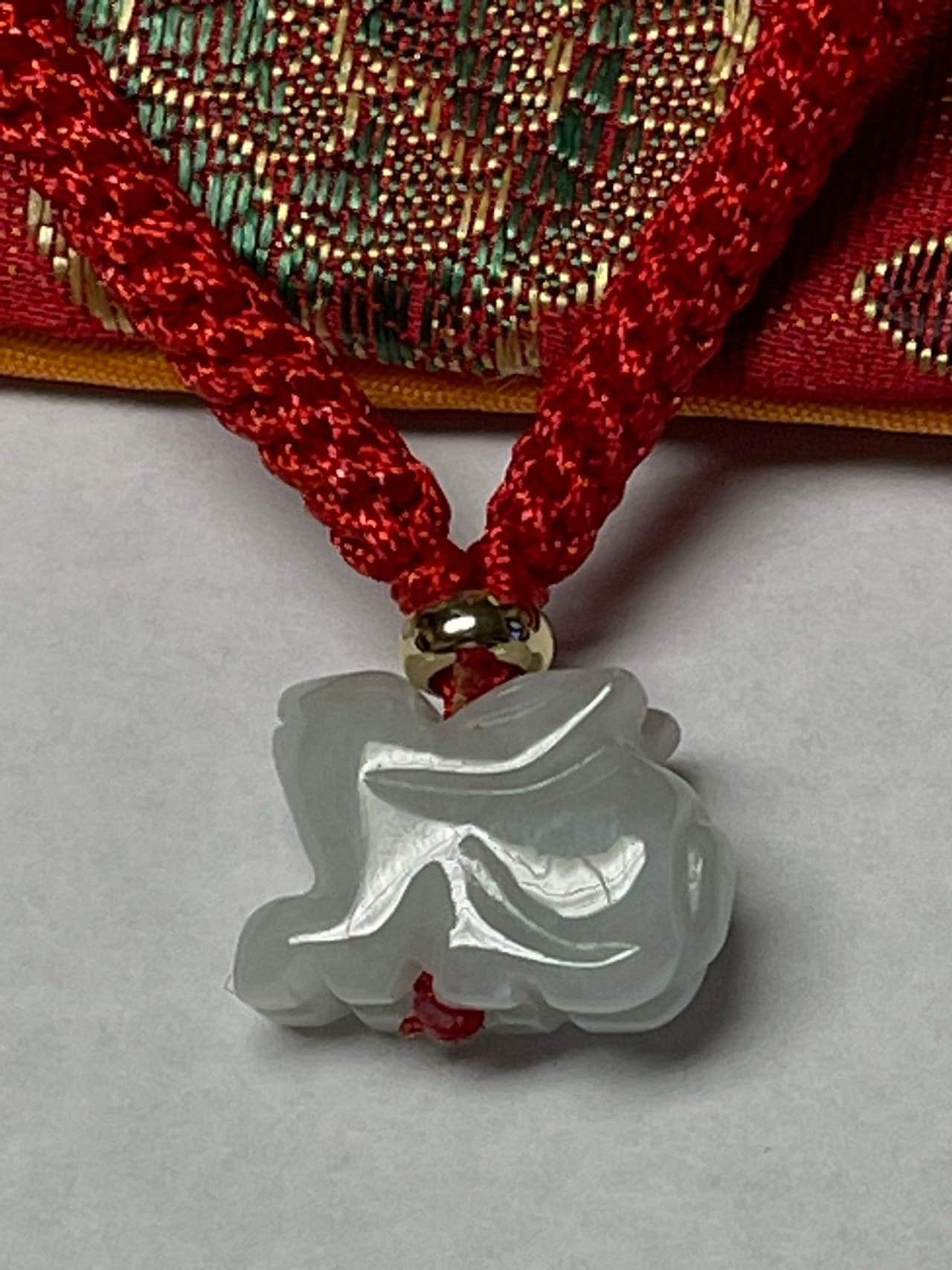 RABBIT - Natural White Jade Zodiac Necklace , Bracelet & Anklet for 2023 Year of Rabbit