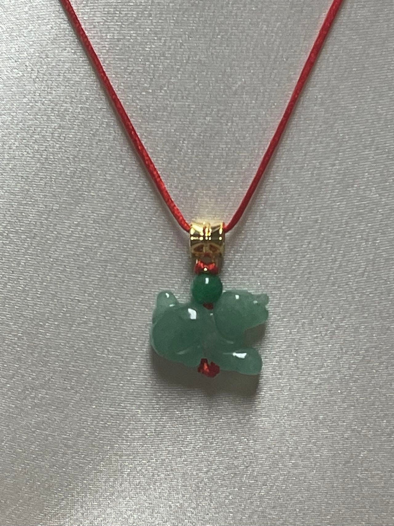 DOG - Lucky Fortune Zodiac Jade Necklace