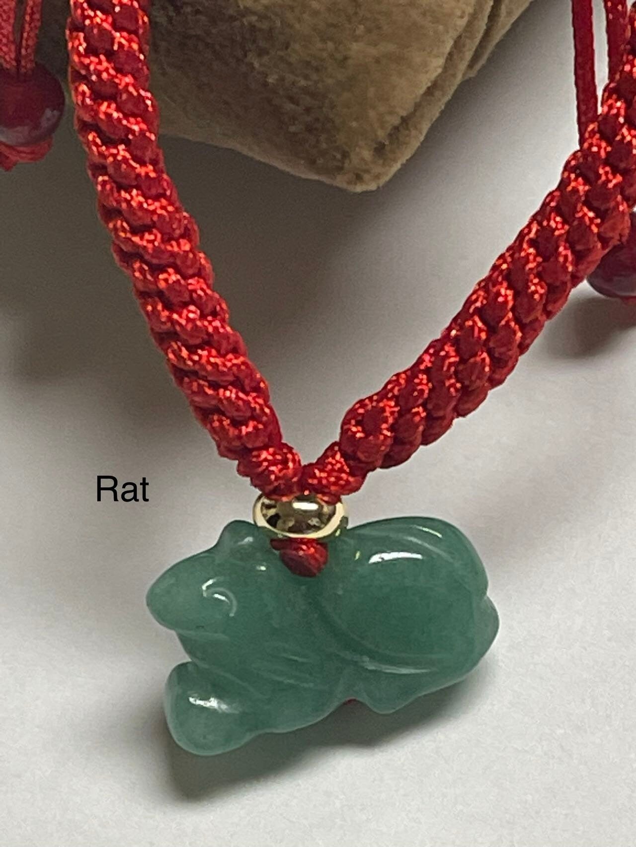 Year of DRAGON - Rooster, Rat , Monkey - Good Luck Zodiacs of 2024- Real Jade Zodiac Lucky Bracelet & Necklace Year of 2024