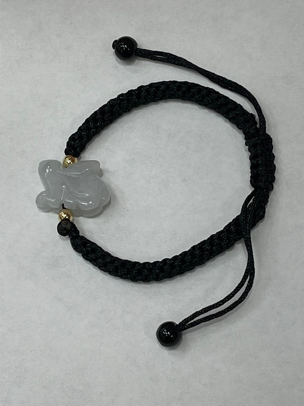 RABBIT - Natural White Jade Bracelet & Anklet for (Adult ,Kid)