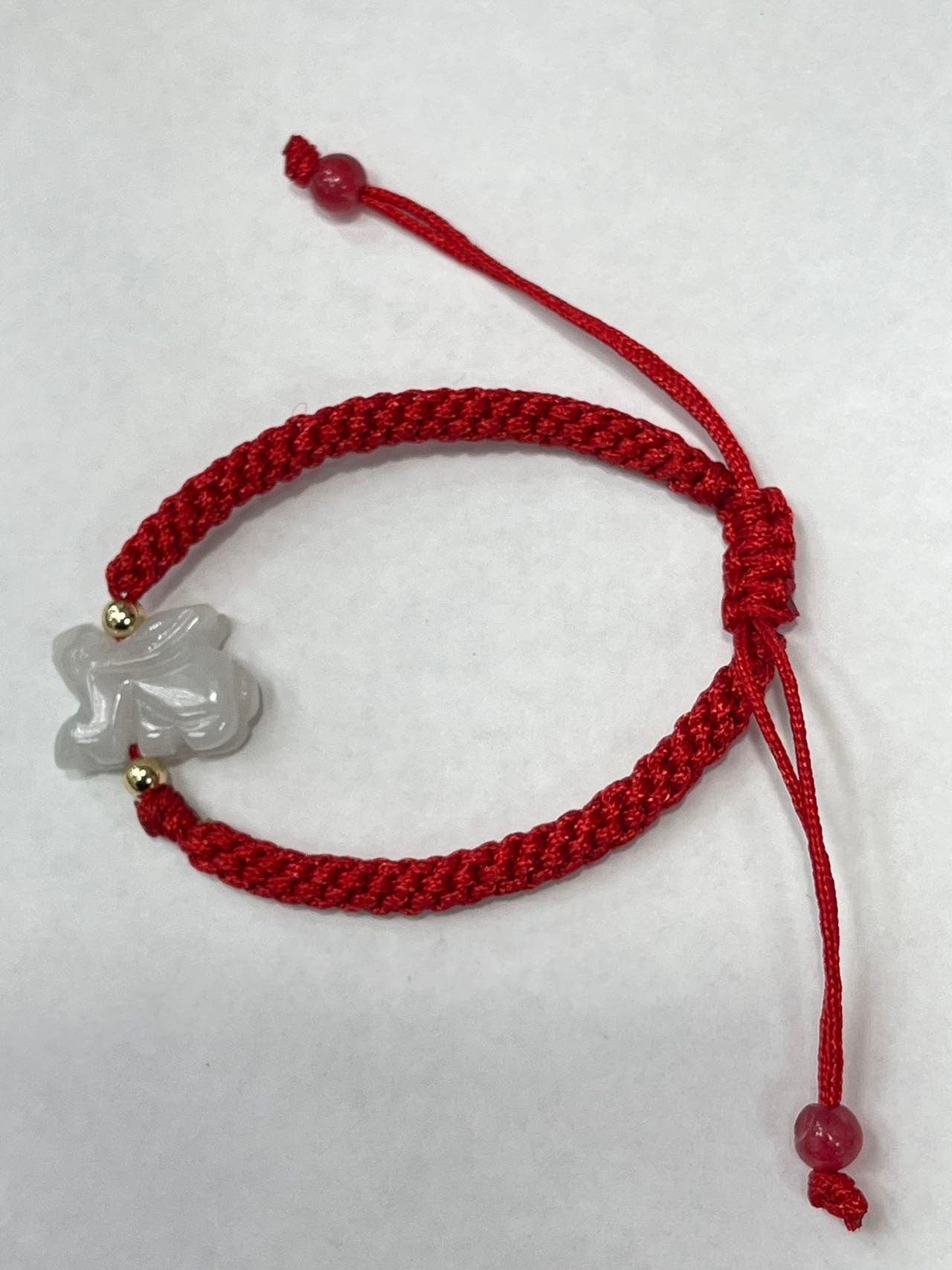 RABBIT - Natural White Jade Bracelet & Anklet for (Adult ,Kid)