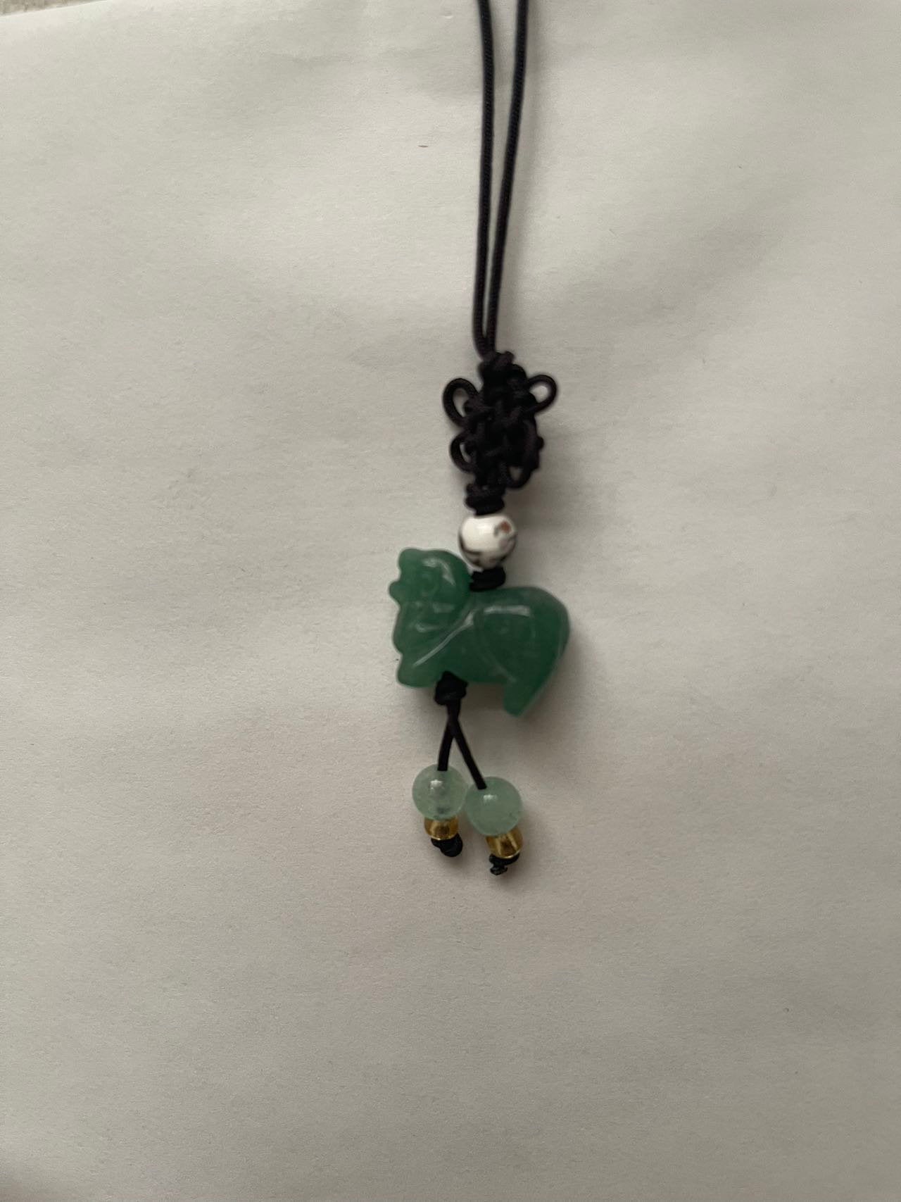 RAM -Real Jade Zodiac Lucky Charm Year of Ram, Good Luck Zodiac for Rabbit of Year 2023