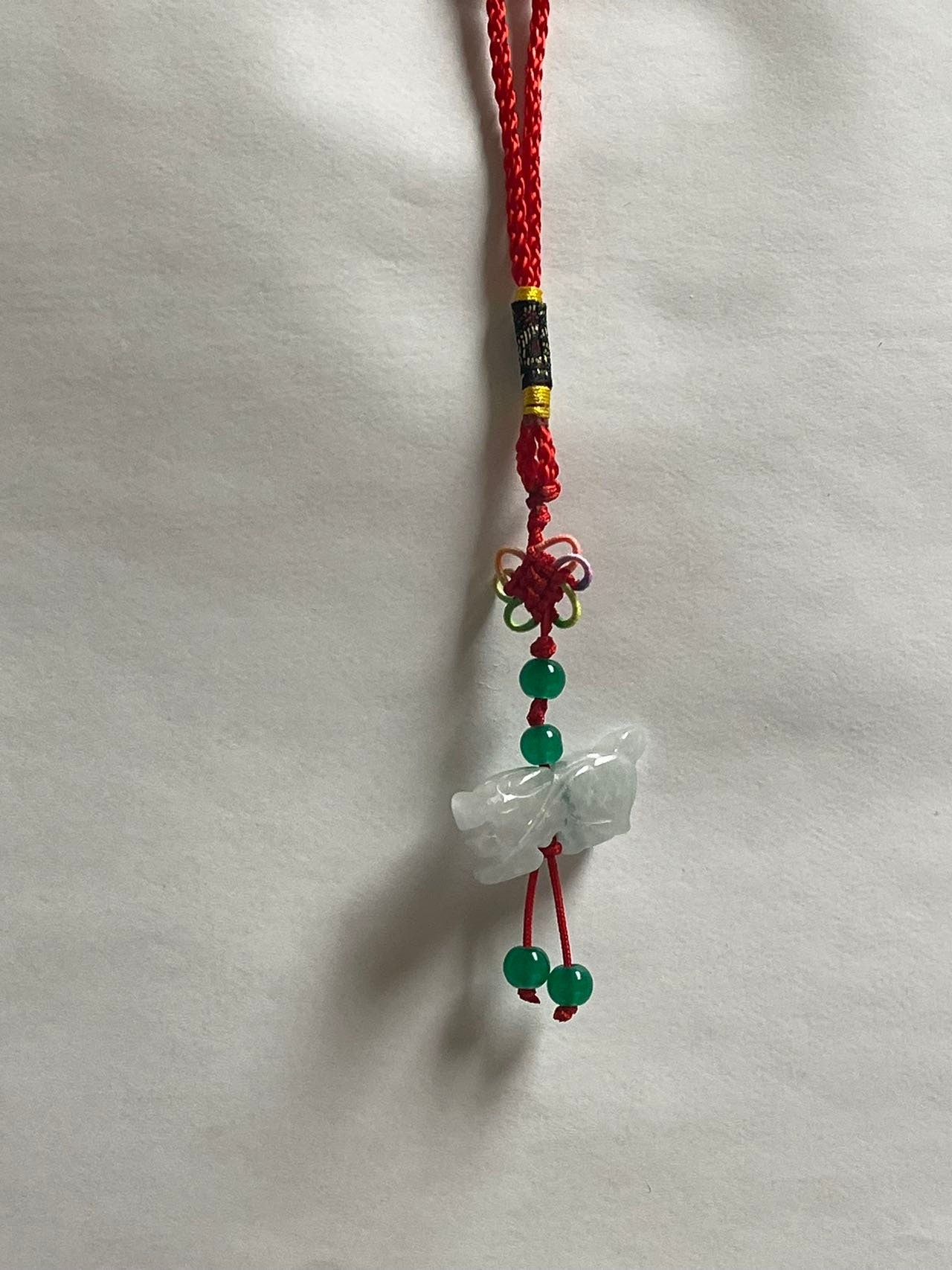 DRAGON - 2024 Year of Dragon White Jade Zodiac Lucky Charm Dragon-2024