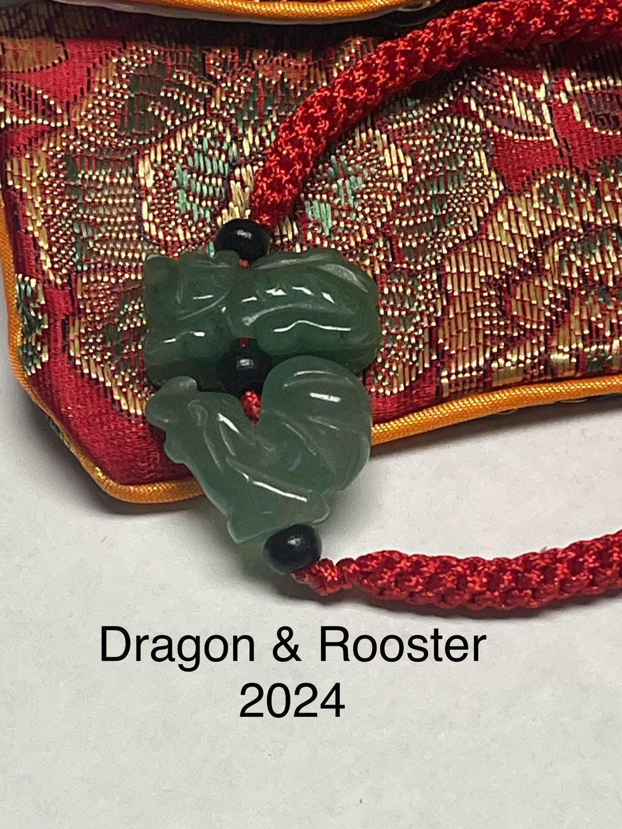 Lucky Fortune Compatible Zodiacs - Natural White Green Jade Bracelet for Year of 2024 Year of Dragon (Matching Zodiac Bracelet)