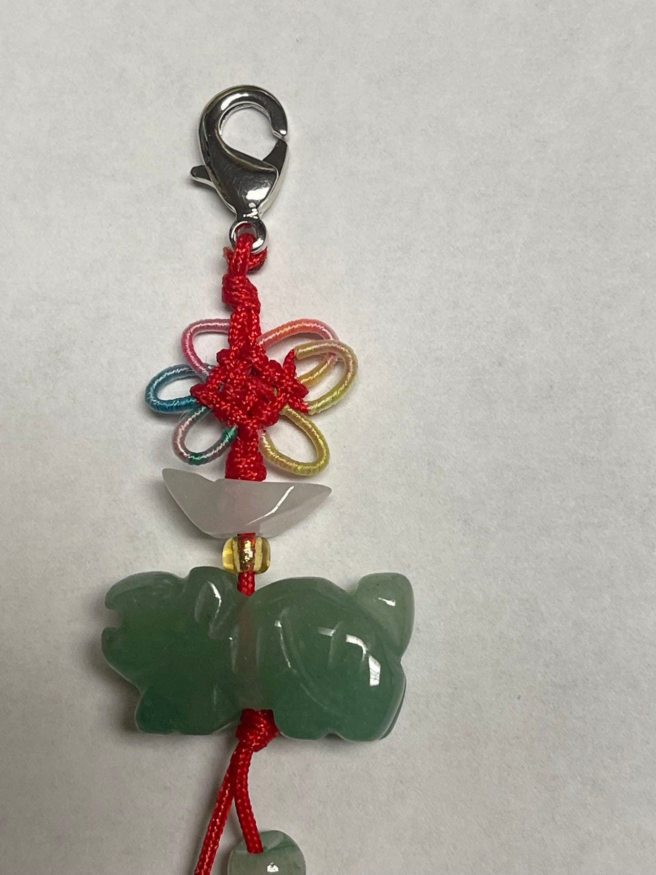 TIGER - Natural Jade Good Luck Charm Zodiac Year of Tiger
