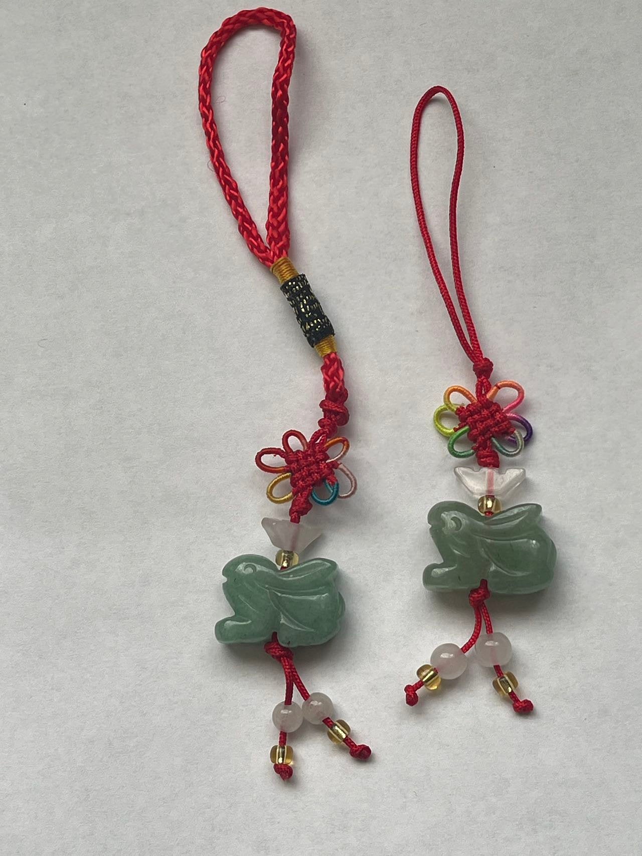RABBIT - Real Jade Zodiac Lucky Charm Year of Rabbit