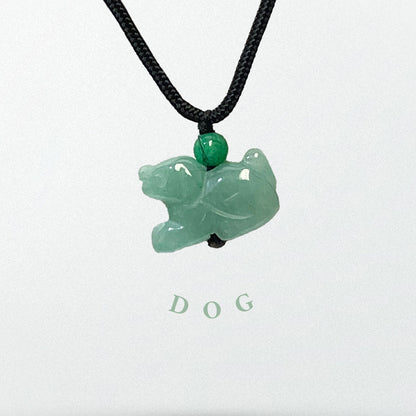 Dog - Jade Zodiac Lucky Necklace