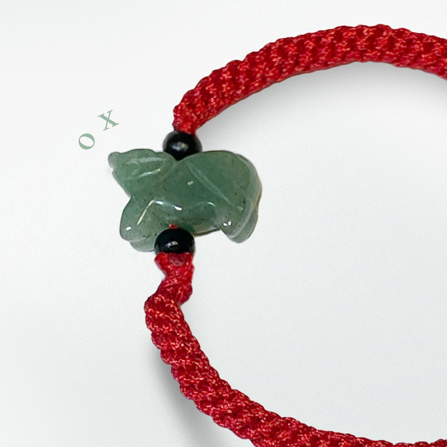 Ox - Real Jade Zodiac Lucky Bracelet