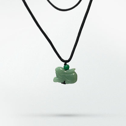 Rabbit - Real Jade Zodiac Lucky Necklace