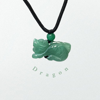 Dragon - Jade Zodiac Lucky Necklace