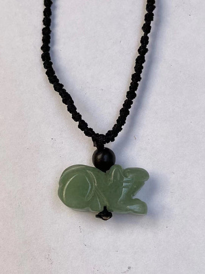 RAT - (Good Luck Zodiac of 2021) Real Jade Zodiac Lucky necklace Year of Rat