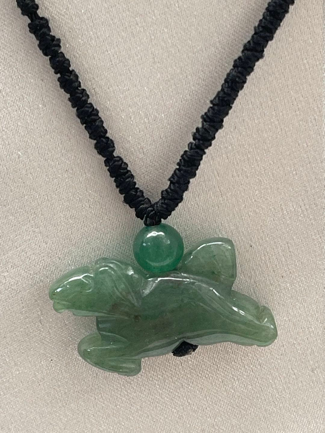 HORSE - Jade Zodiac Lucky Charm Necklace Year of Horse