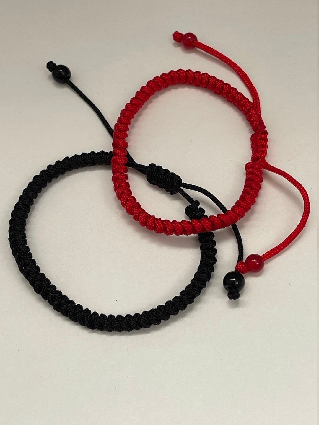 Man/Woman Tibetan Good Luck Protection Energy Bracelets For Black & Red Color