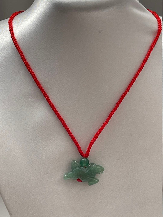 HORSE - Jade Zodiac Lucky Charm Necklace Year of Horse