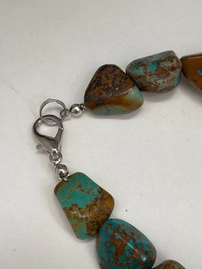 Genuine Turquoise Necklace & Bracelet