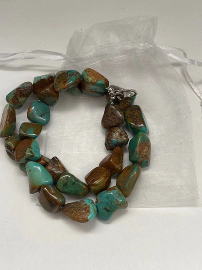 Genuine Turquoise Necklace & Bracelet