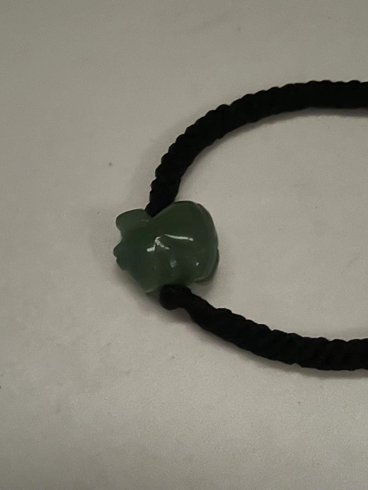 Boar - Real Jade Good Luck Zodiac Bracelet for 2023  Year of Rabbit (Adult & Kid Size)