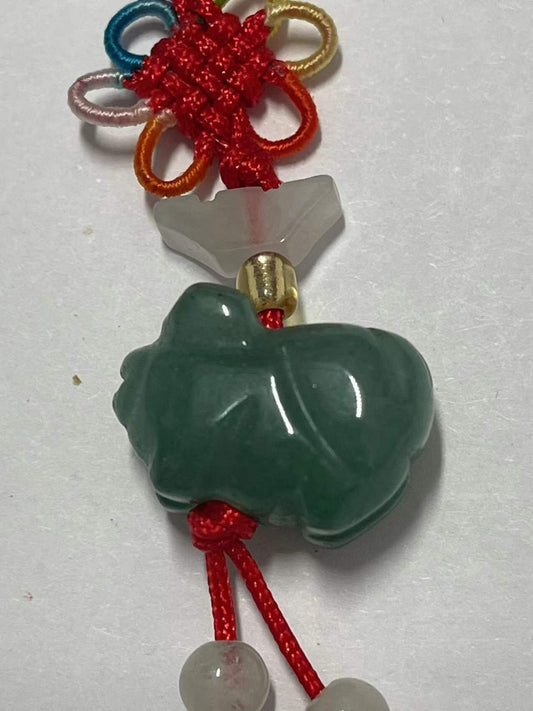 Boar-Real Jade Zodiac Lucky Charm Year of Boar Good Luck for Zodiac Rabbit For Year of 2023