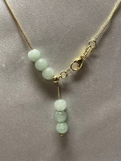 Natural Jade Bead Necklace