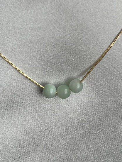 Natural Jade Bead Necklace