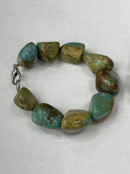 Genuine Turquoise Necklace & Bracelet