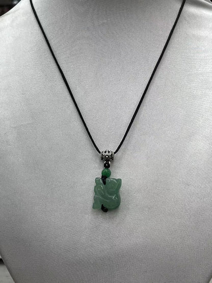 MONKEY - Real Jade Zodiac Necklace Year of Monkey