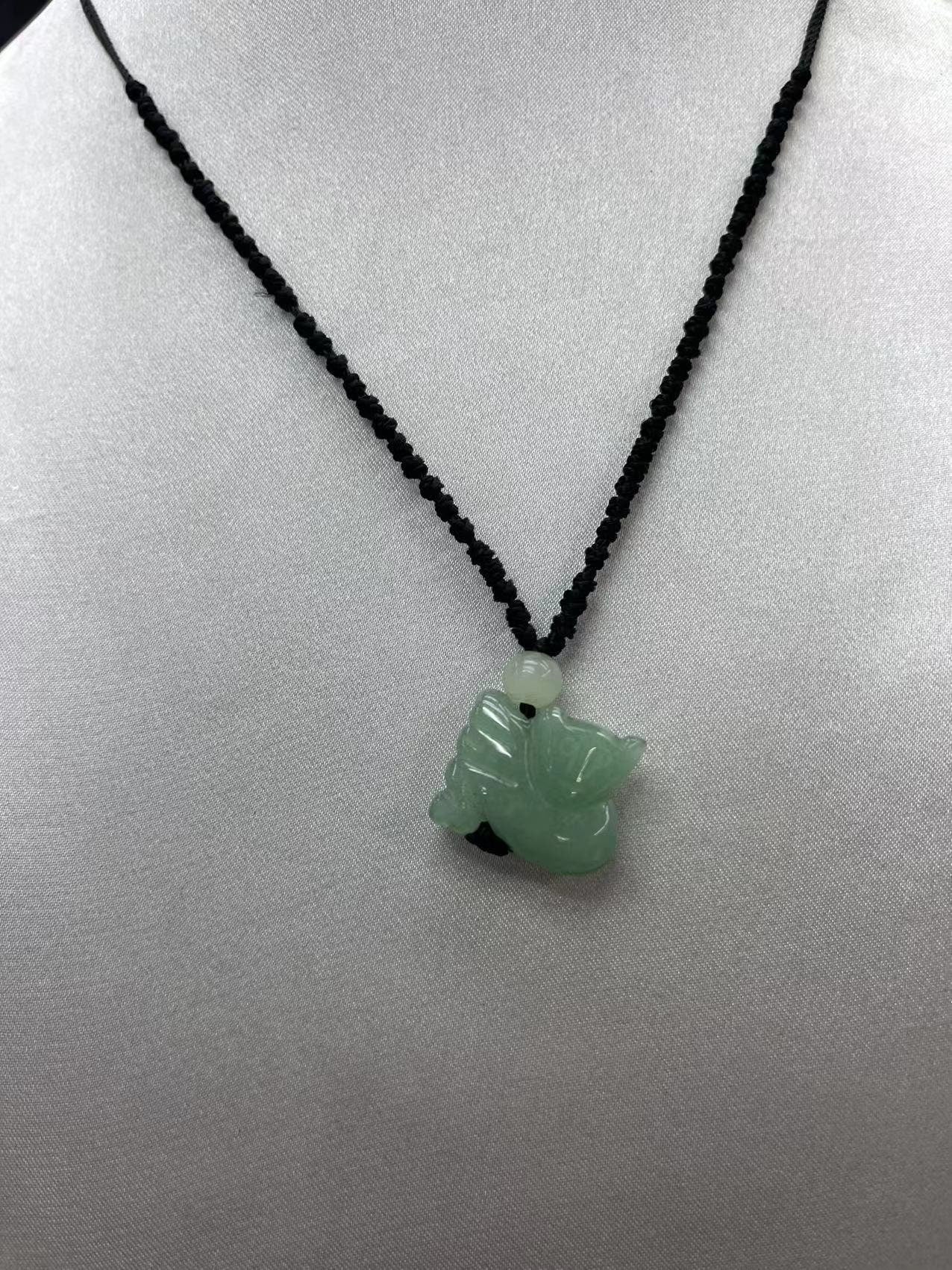 MONKEY - Real Jade Zodiac Necklace Year of Monkey