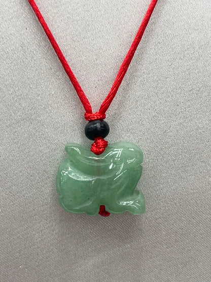 Rabbit - Jade Zodiac Lucky Necklace - Year of Rabbit  2023 (Adult & Kid)