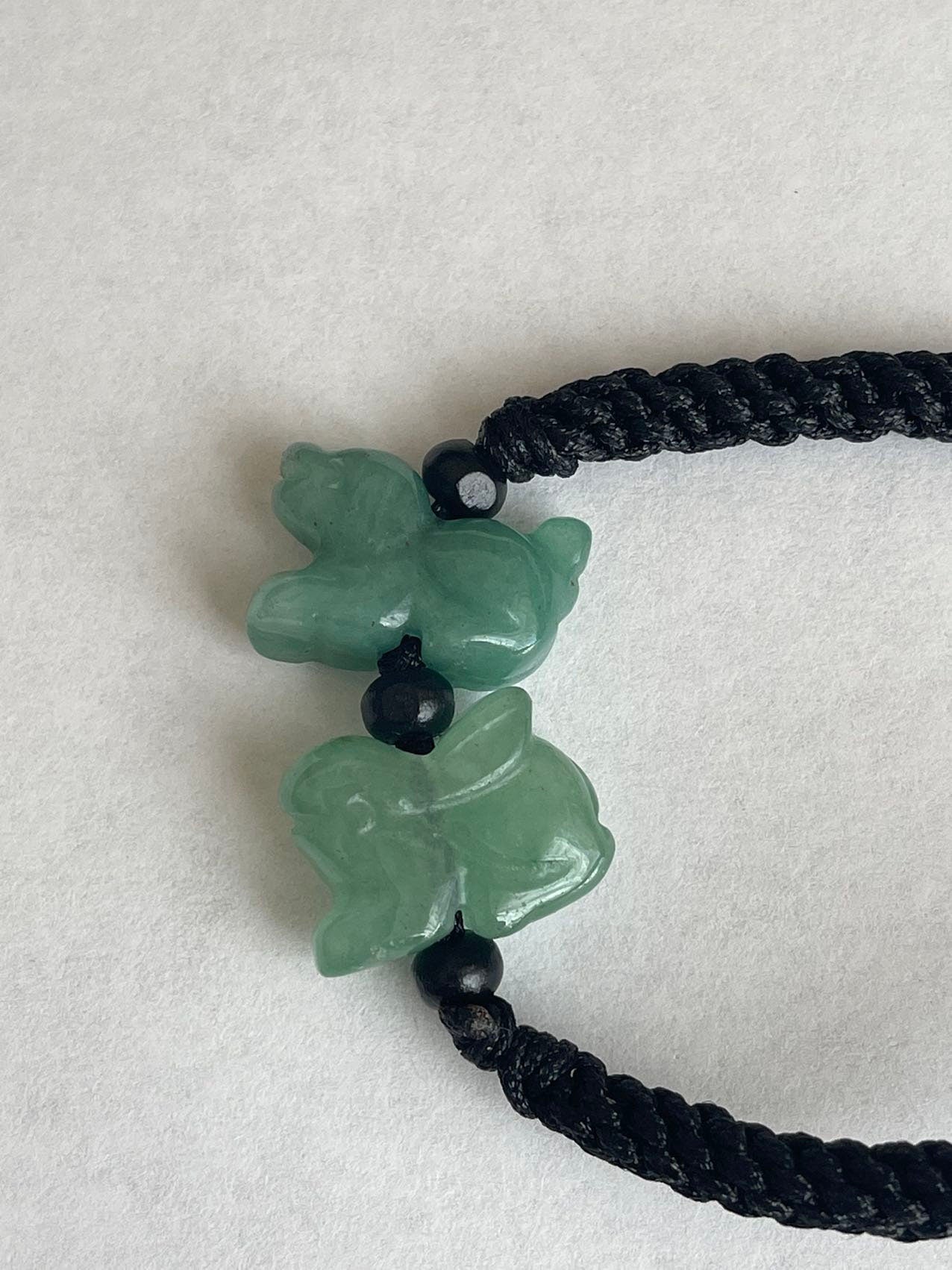 Lucky Fortune Compatible Zodiacs  - Natural White Green Jade  Bracelet for Year of 2024 Year of Dragon (Matching Zodiac Bracelet)