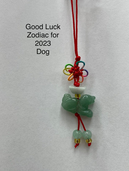 DOG - Real Jade Zodiac Lucky Charm Year of Dog