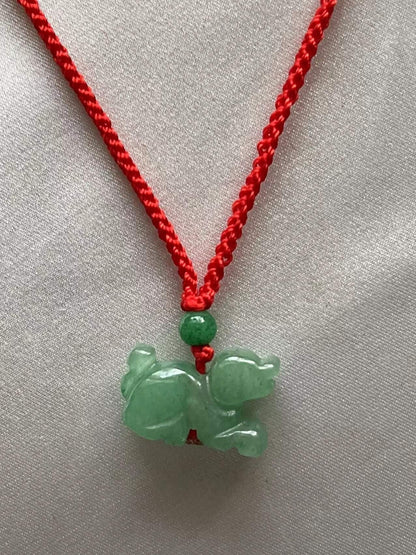 DOG - Lucky Fortune Zodiac Jade Necklace