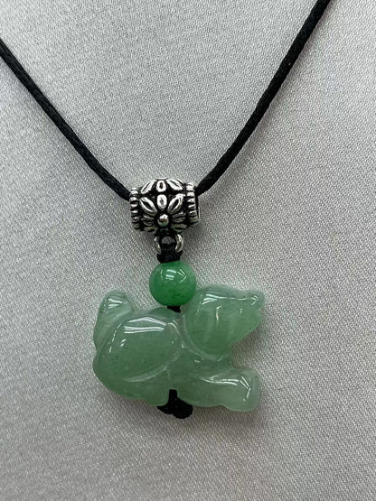 DOG - Lucky Fortune Zodiac Jade Necklace