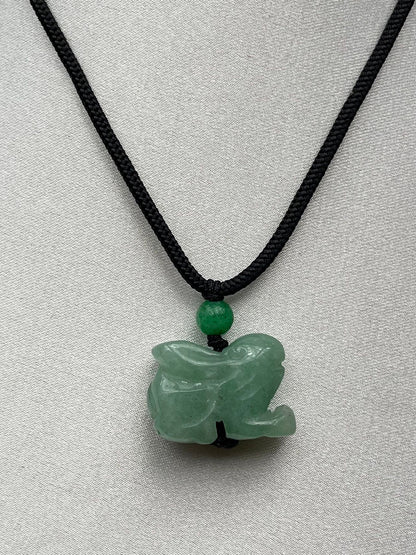 Rabbit - Jade Zodiac Lucky Necklace - Year of Rabbit  2023 (Adult & Kid)