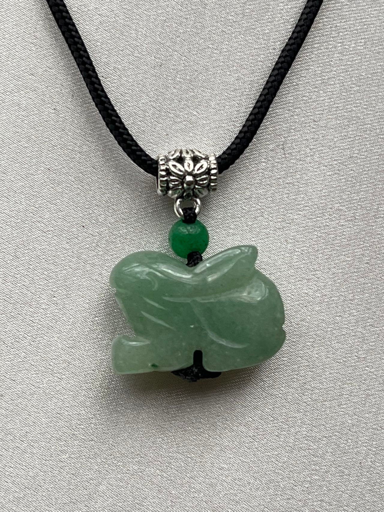 Rabbit - Jade Zodiac Lucky Necklace - Year of Rabbit  2023 (Adult & Kid)