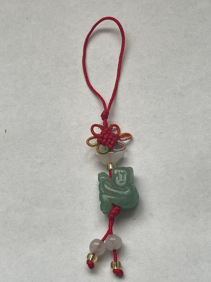 MONKEY -Real Jade Zodiac Lucky Charm Year of Monkey